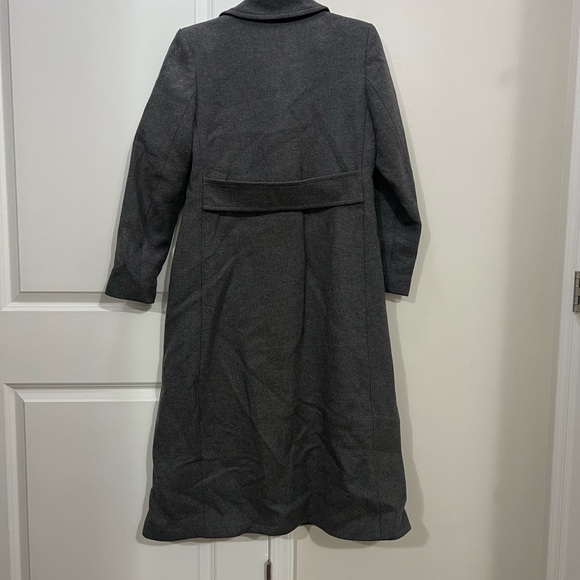 Tory Burch Gray Dark Cloud Wool Coat Size 6 US $898 - Picture 6 of 6
